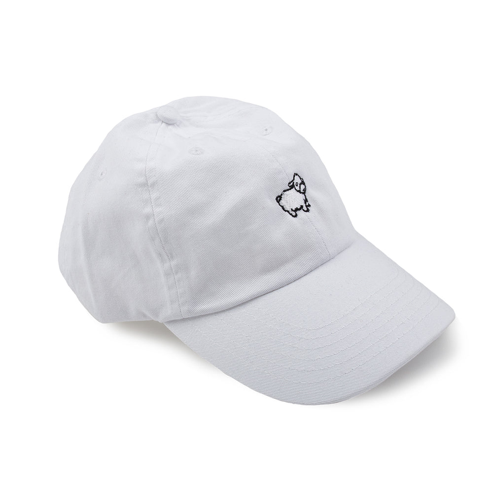 Featured Product: White Micro Sheep Dad Hat