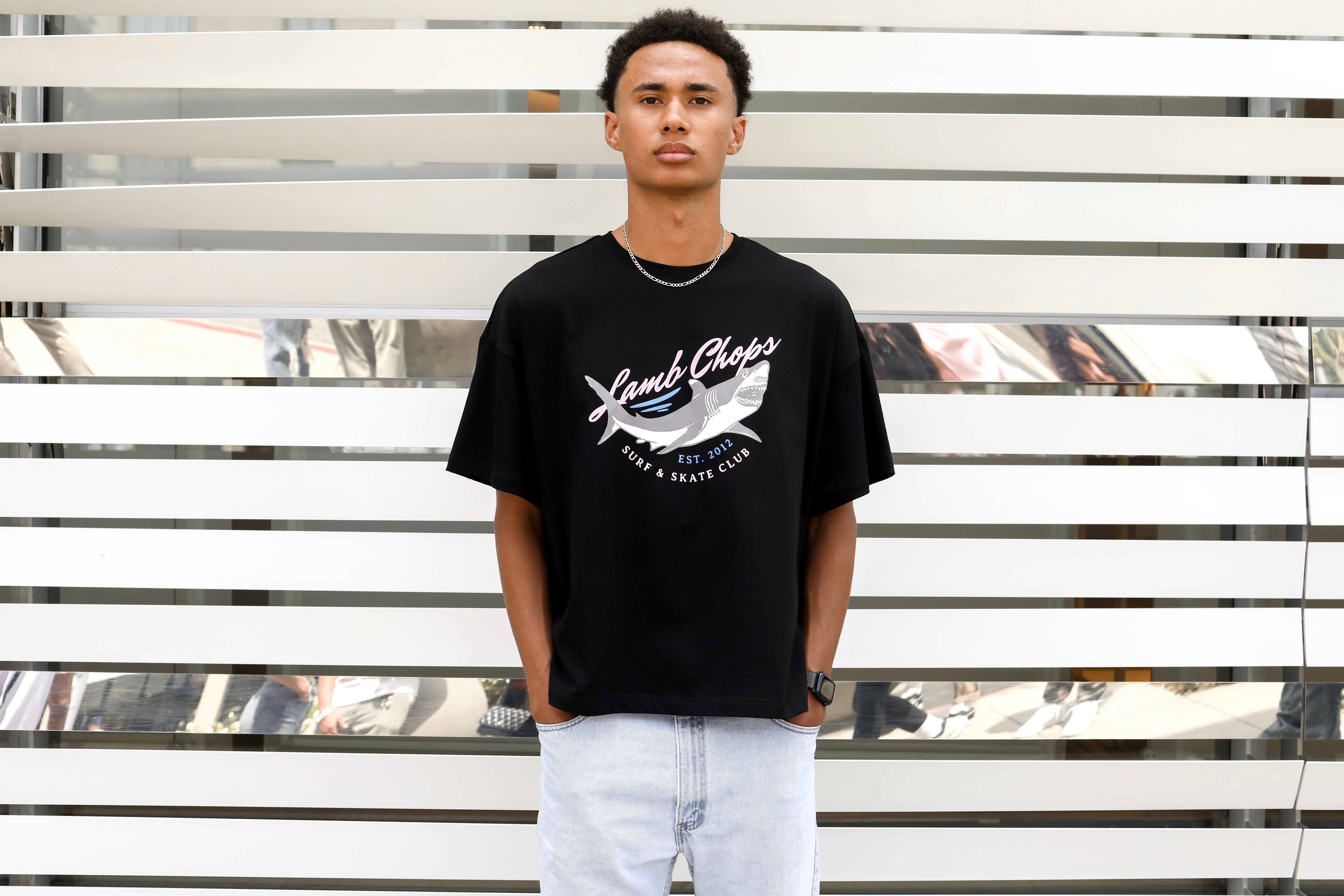 Black Shark Cropped T-Shirt – SGLambChops