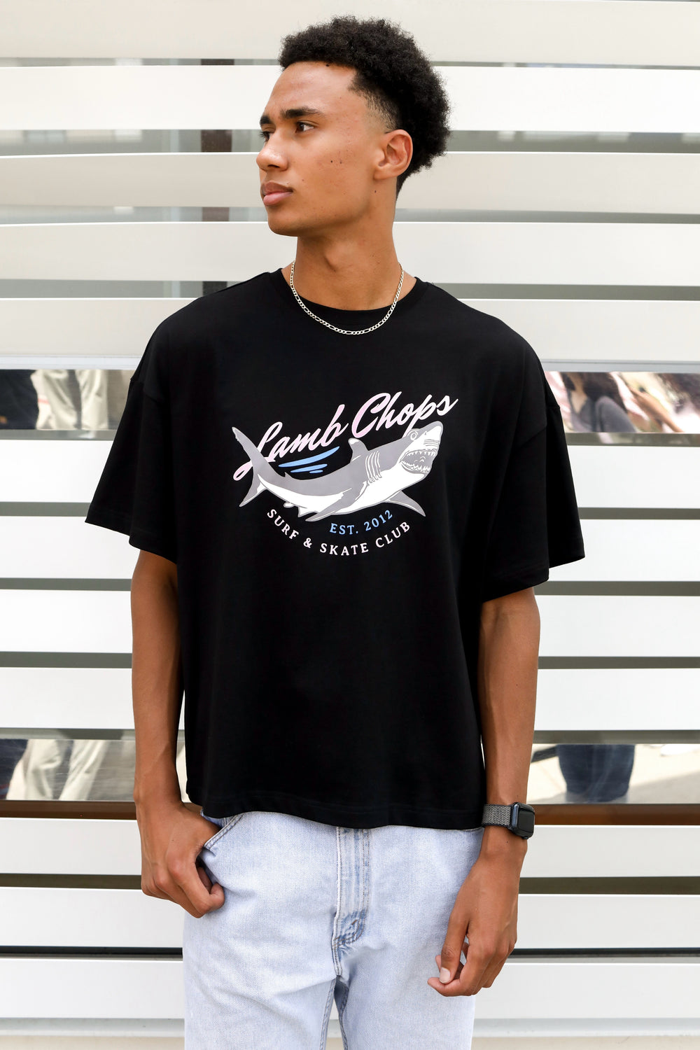 Black Shark Cropped T-Shirt