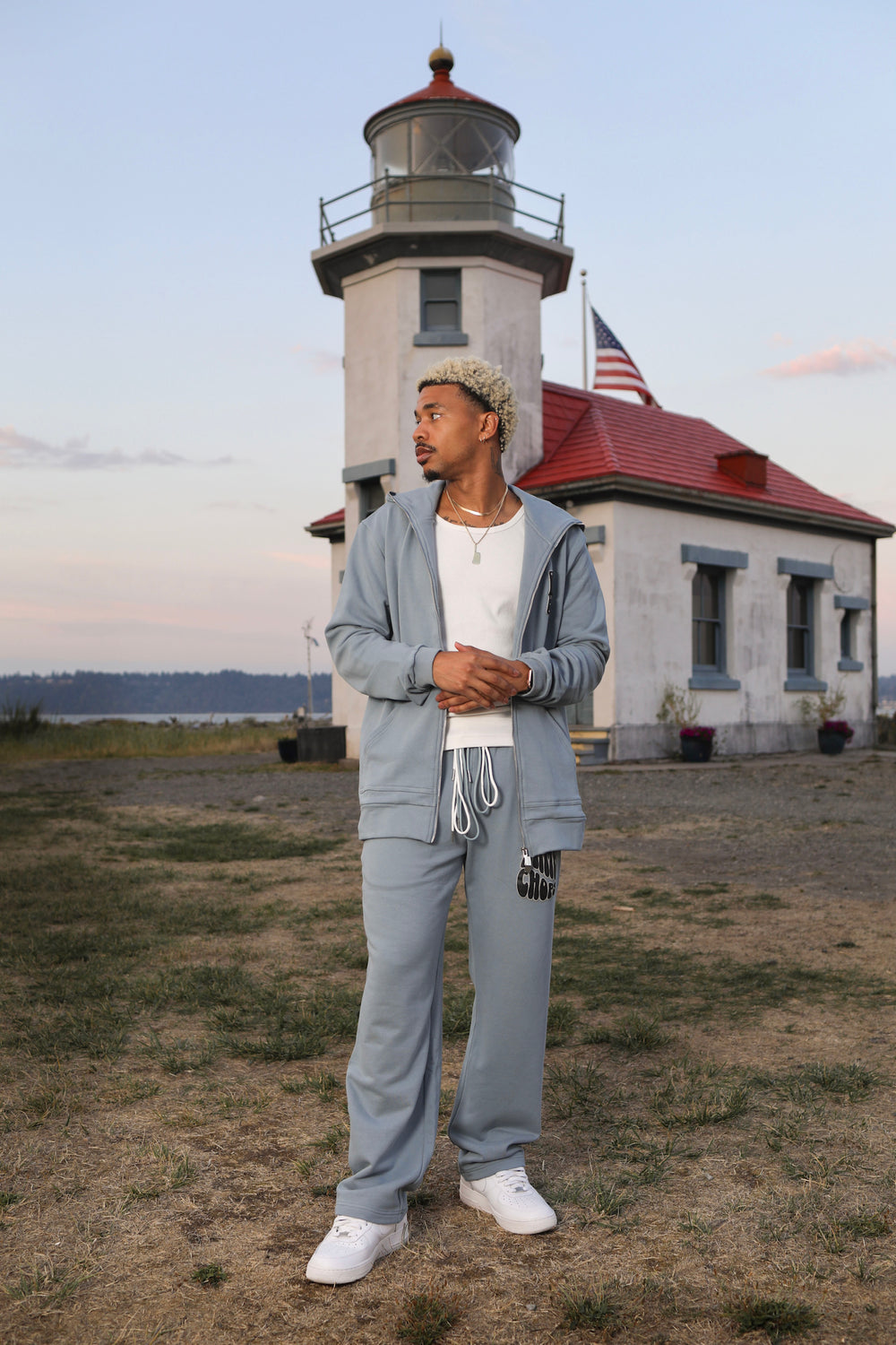Nolos Blue Full Zip Hoodie