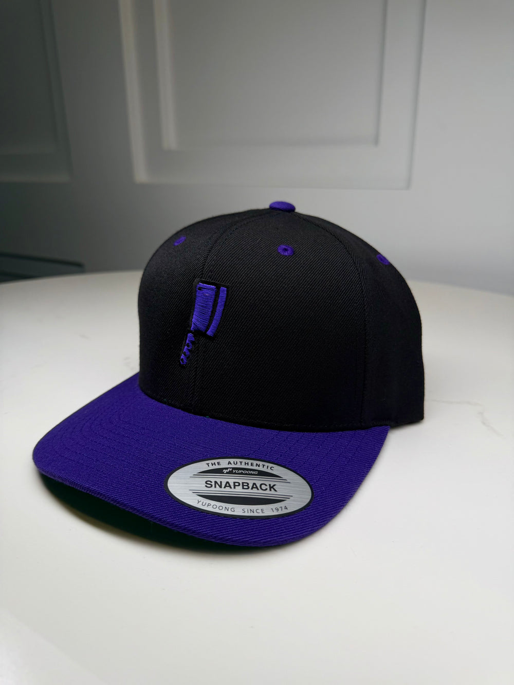 Cleaver Snapback (Black/Purple)