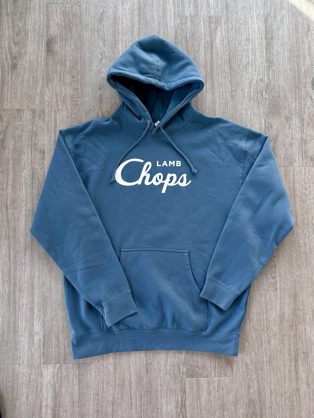 Lamb Chops Pullover Hoodie (Blue/White)