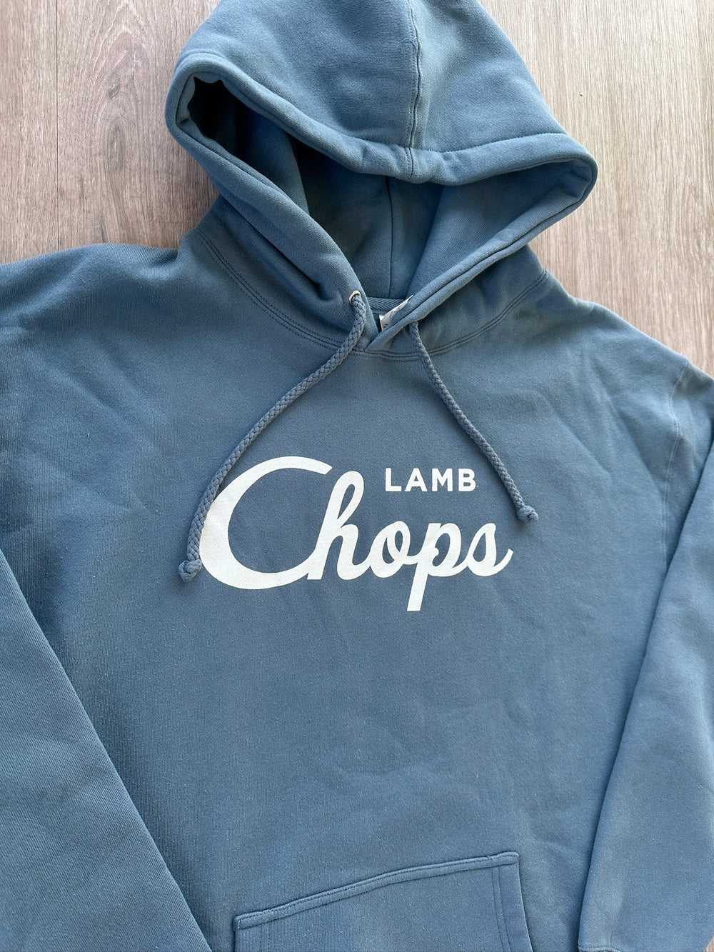 Lamb Chops Pullover Hoodie (Blue/White)