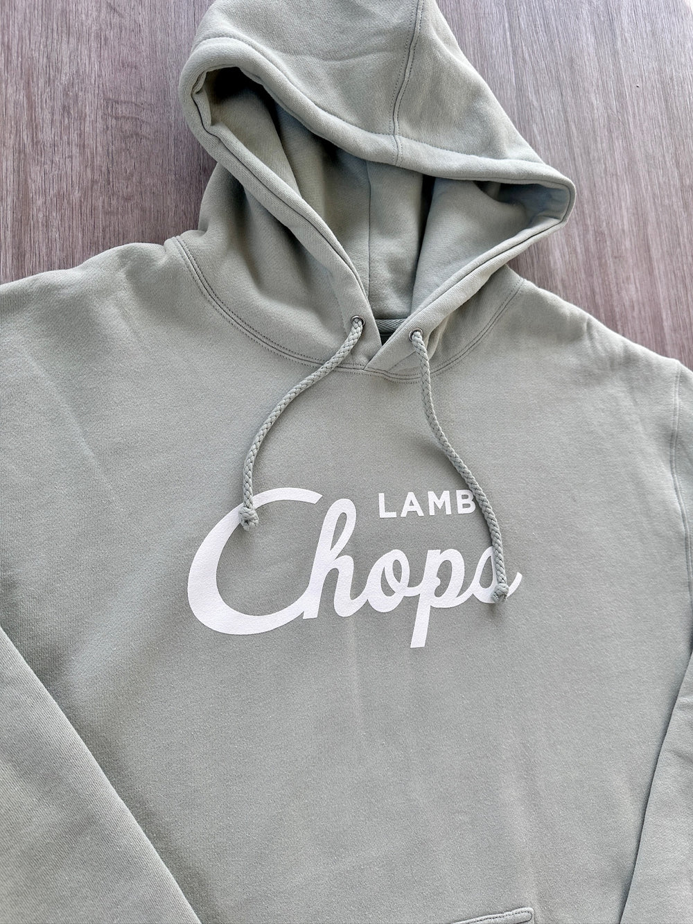 Lamb Chops Pullover Hoodie (Mint/White)