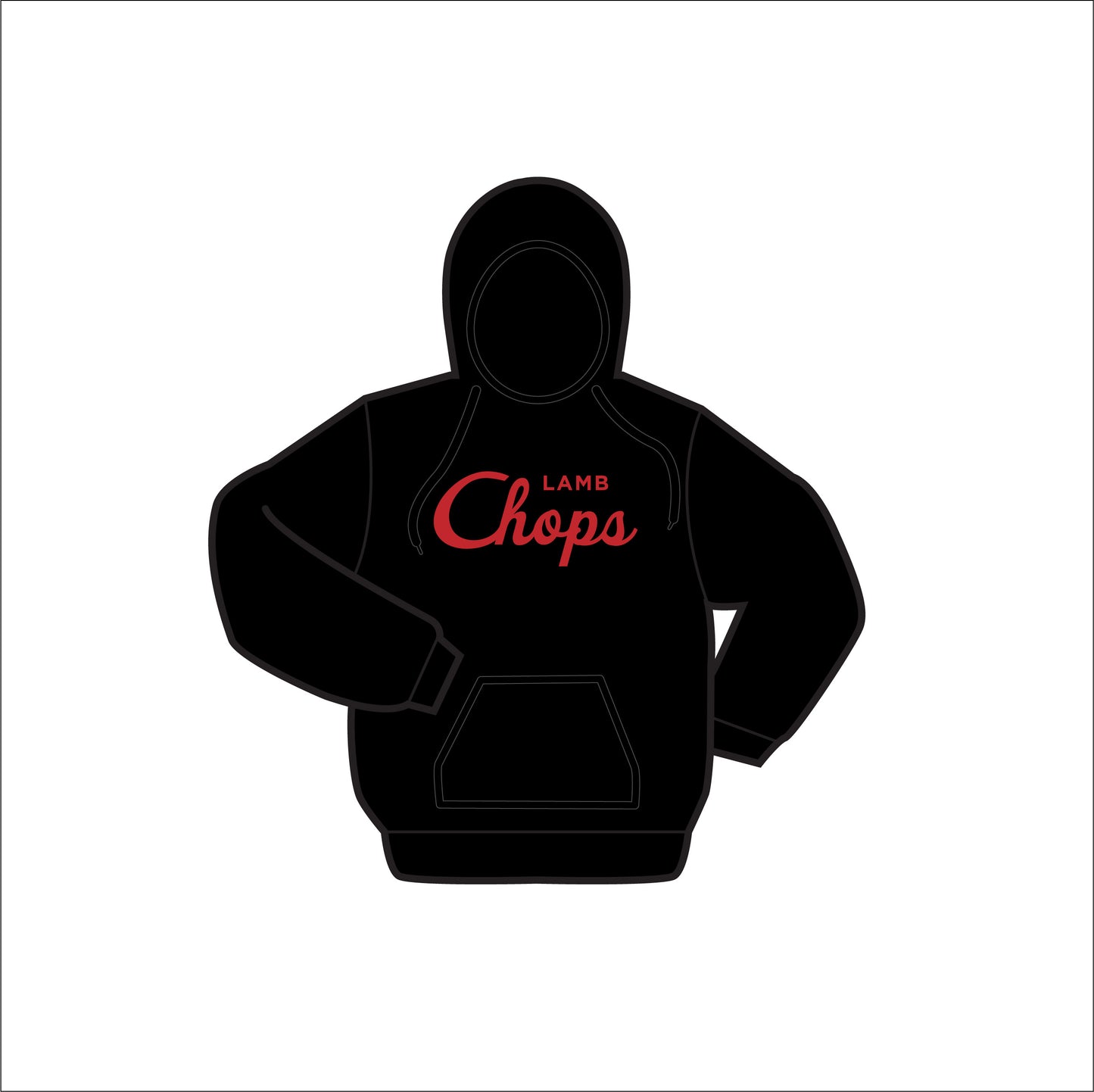 PREORDER: Lamb Chops Script Hoodie