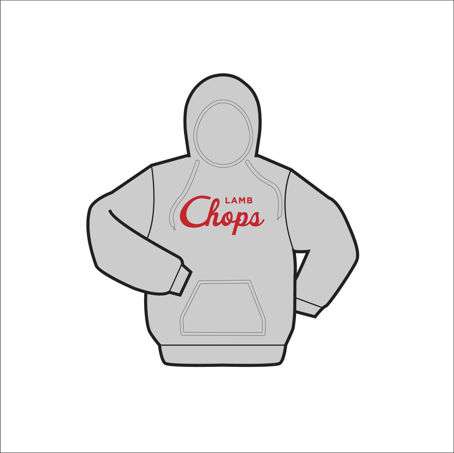 PREORDER: Lamb Chops Script Hoodie