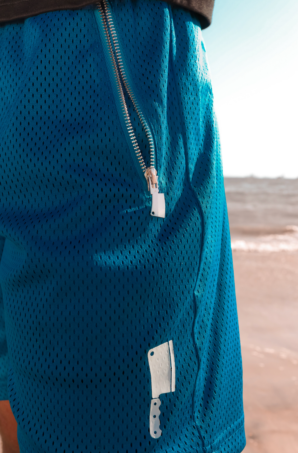 Blue Cleaver Shorts