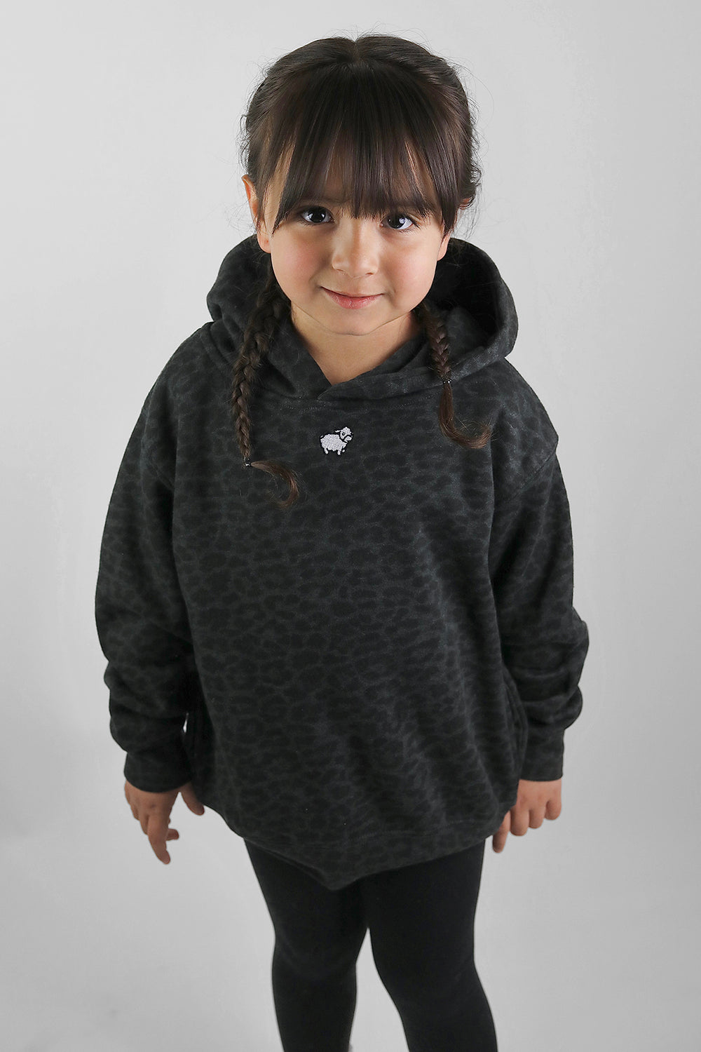 KIDS Micro Sheep Pullover Hooded Sweatshirt