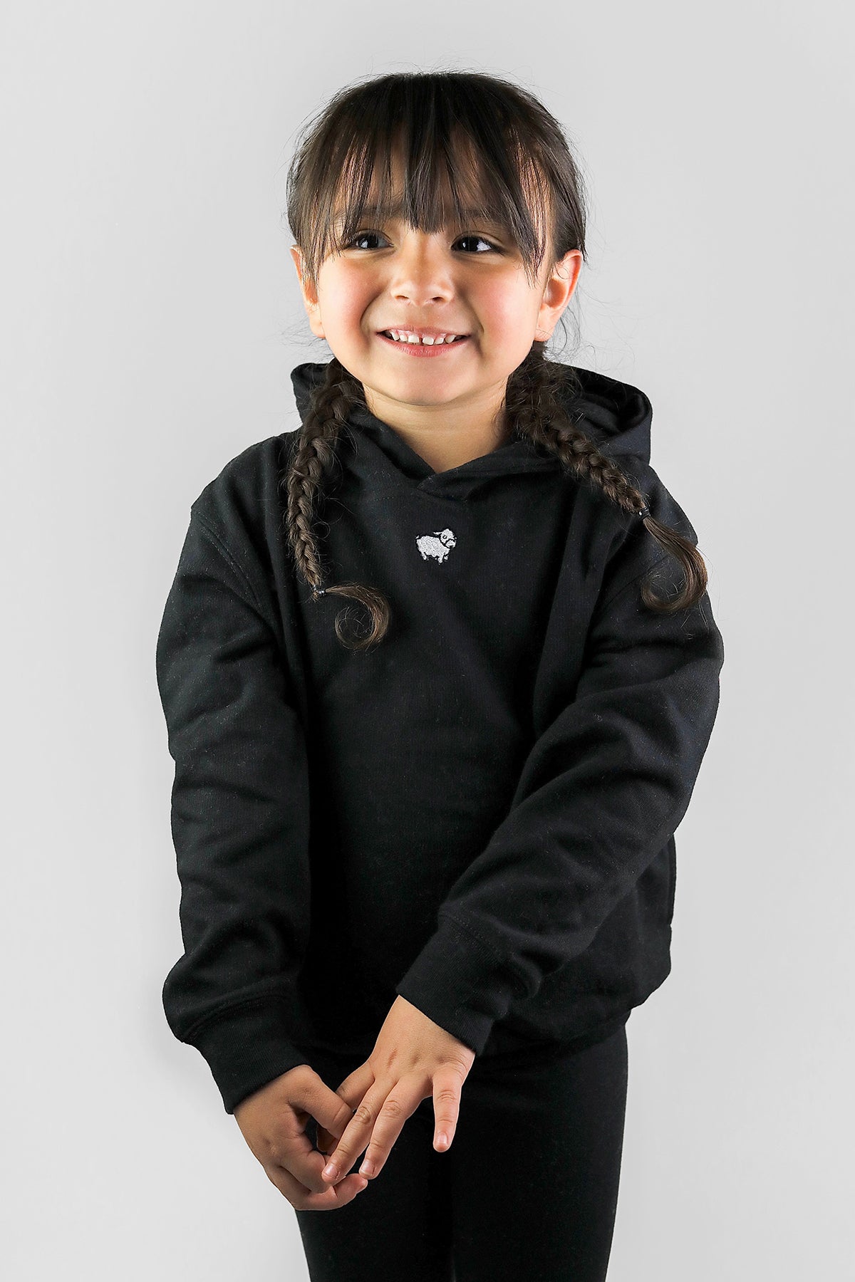 KIDS Micro Sheep Pullover Hooded Sweatshirt