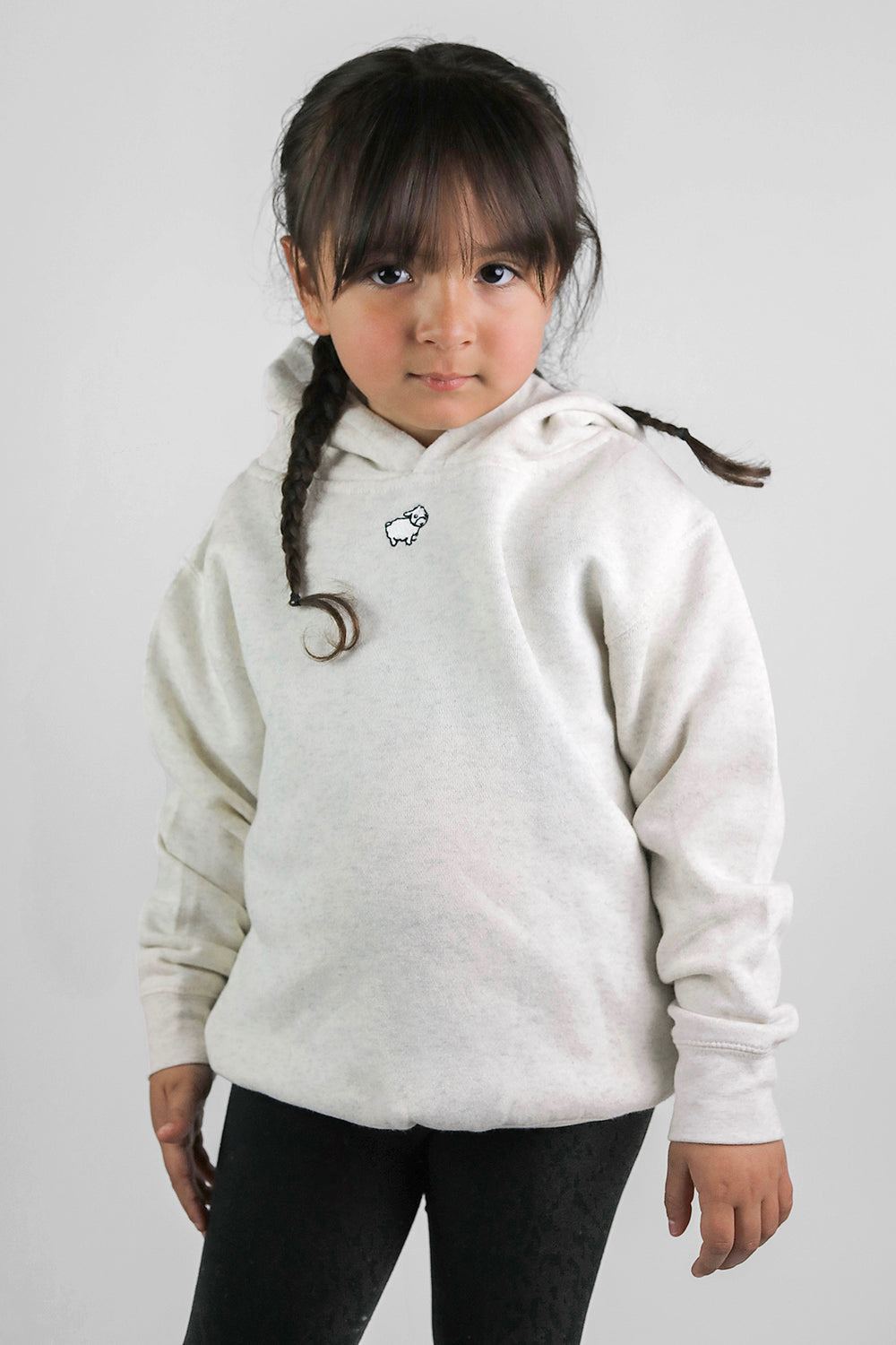 KIDS Micro Sheep Pullover Hooded Sweatshirt