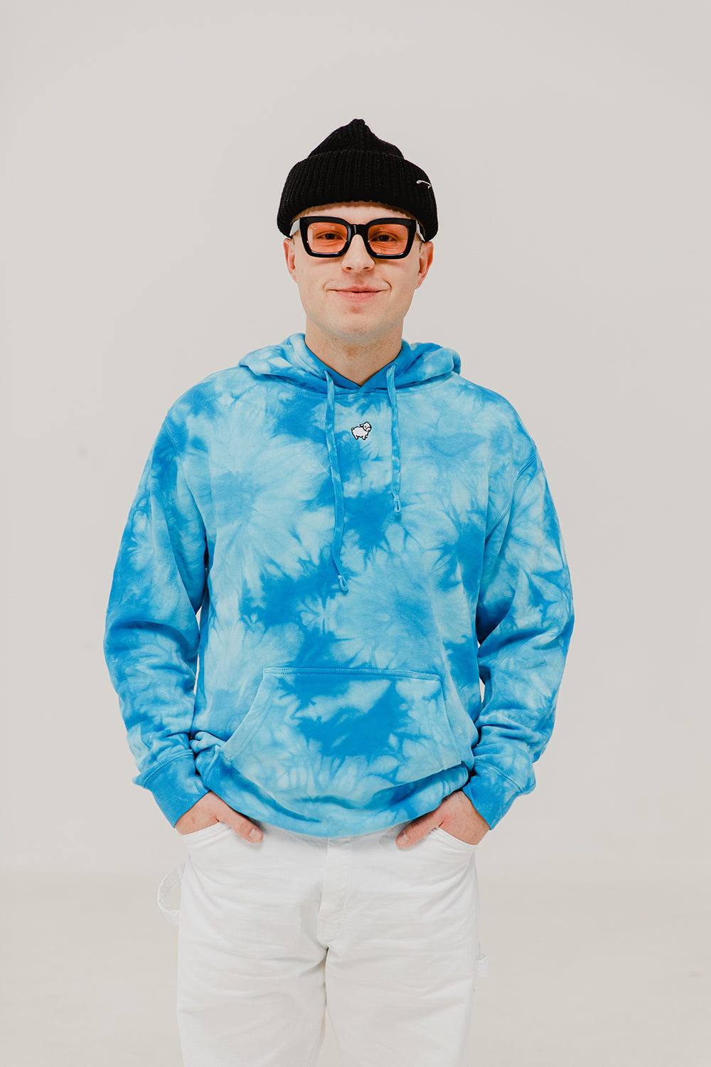 Micro Sheep Pullover Hooded Sweatshirt Tie Dye (Pre-Order Only)