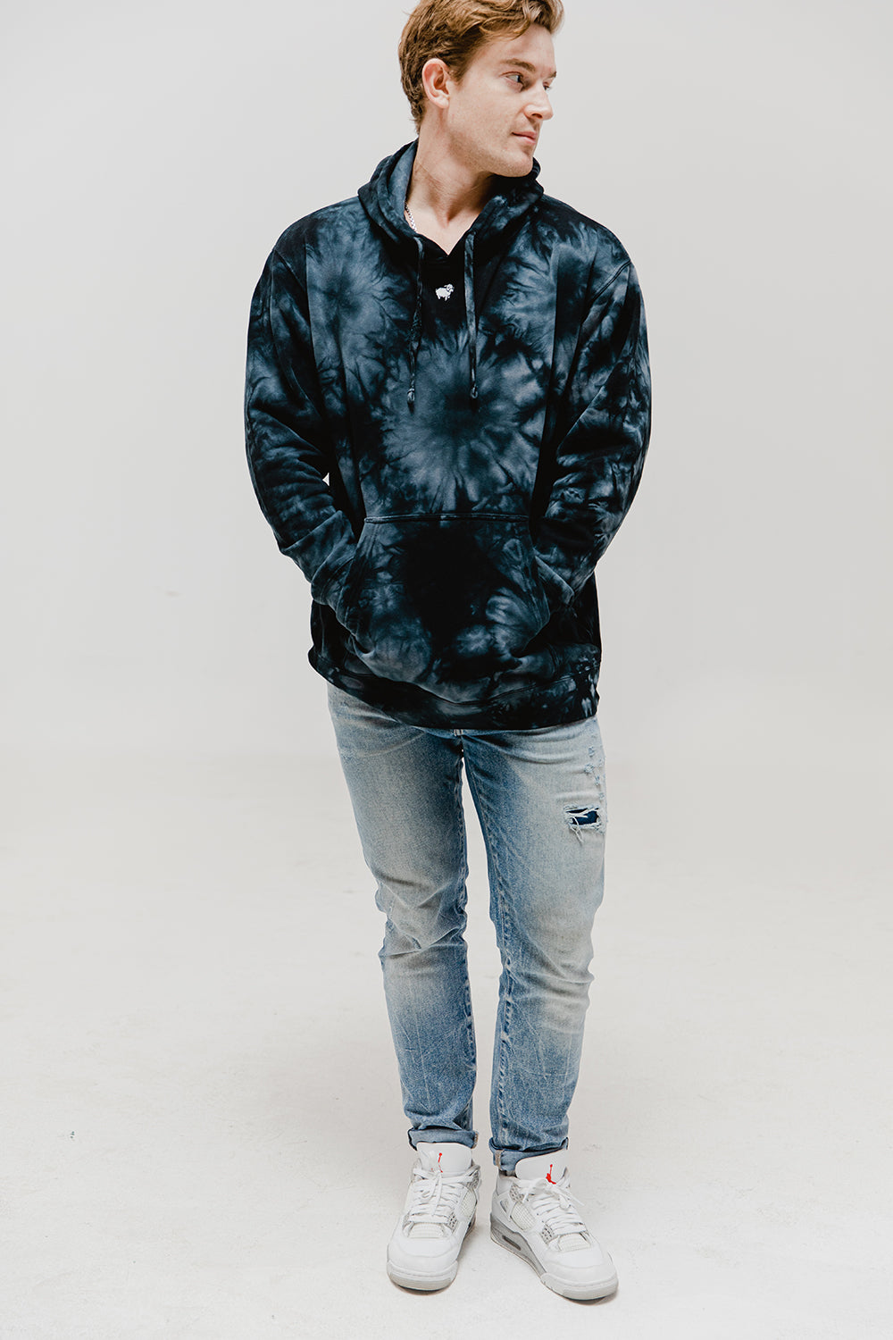 Micro Sheep Pullover Hooded Sweatshirt Tie Dye (Pre-Order Only)